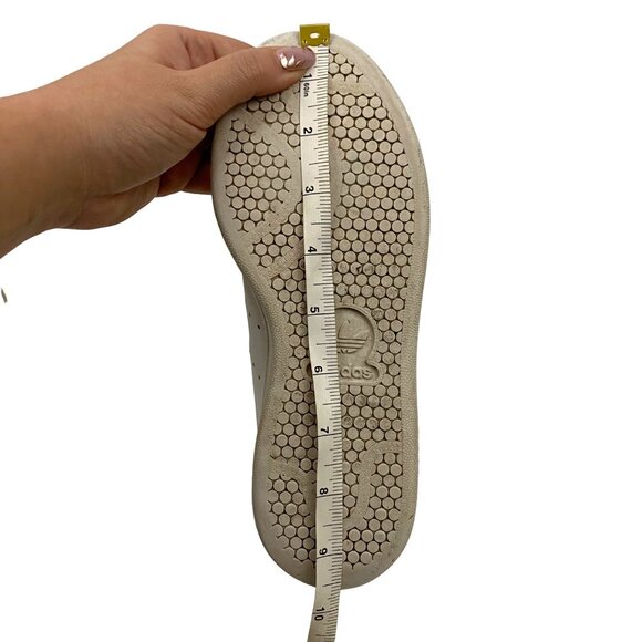 Adidas Stan Smith Primegreen Iridescent Holographic Shiny Accent Sneakers Size 4 - Picture 10 of 10